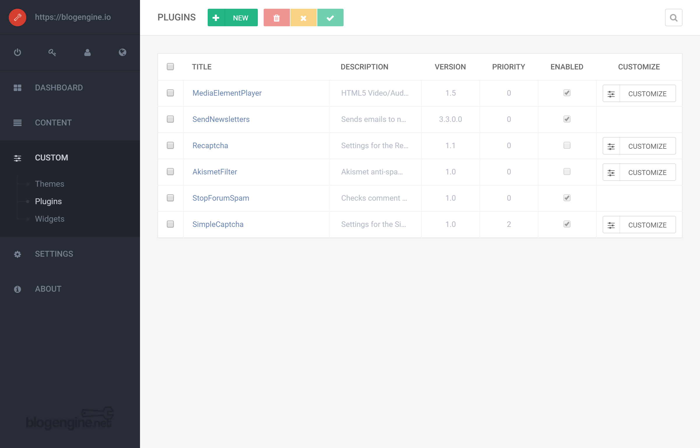 BlogEngine Plugins