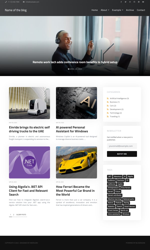 Biz Theme | $9.99